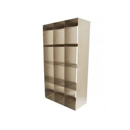 Custom Biogenic Upright Freezer Rack for 3 3/4" Large Boxes, 4x2 Array 323873